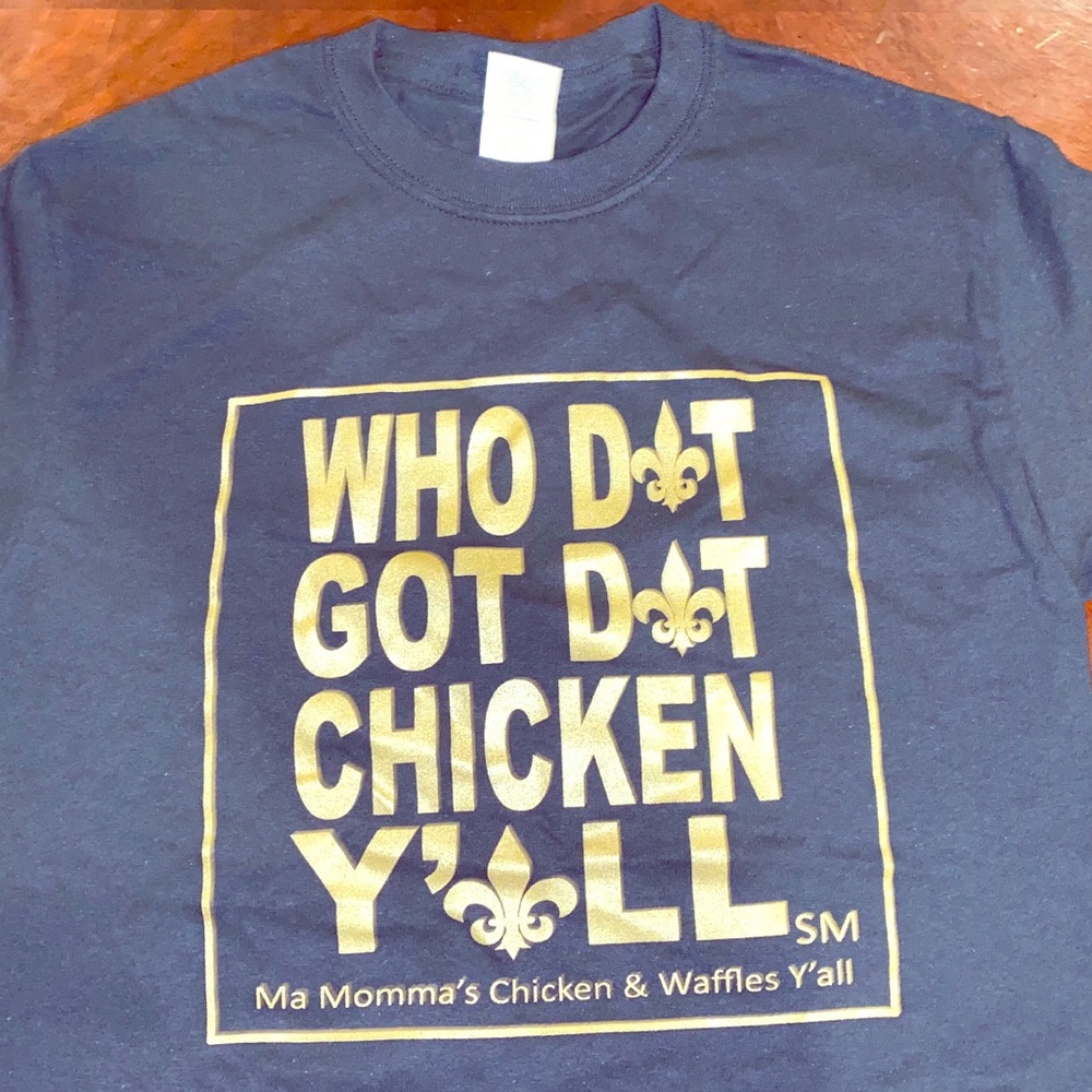 Unisex NOLA  Ma Momma’s House Black & Gold T-Shirt